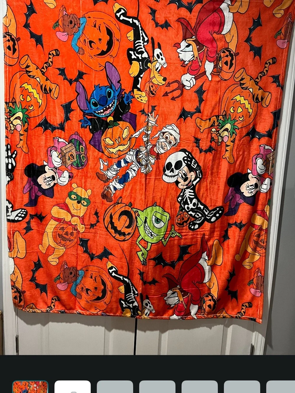50x60 some of your favorite characters Halloween throw blanket